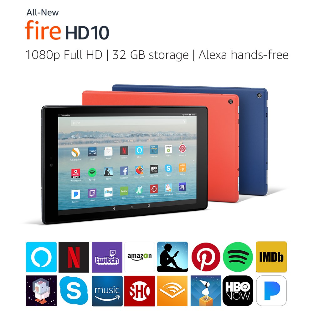 Fire HD 10 Tablet Alexa 32GB
