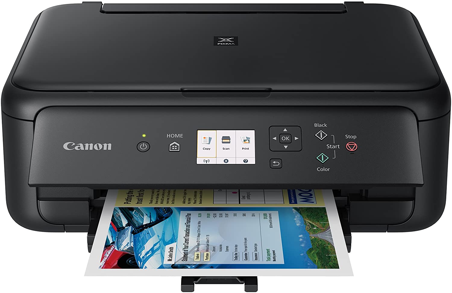 Canon TS5120 Wireless All-In-One Printer with Scanner and Copier: Mobile and Tablet Printing, Black