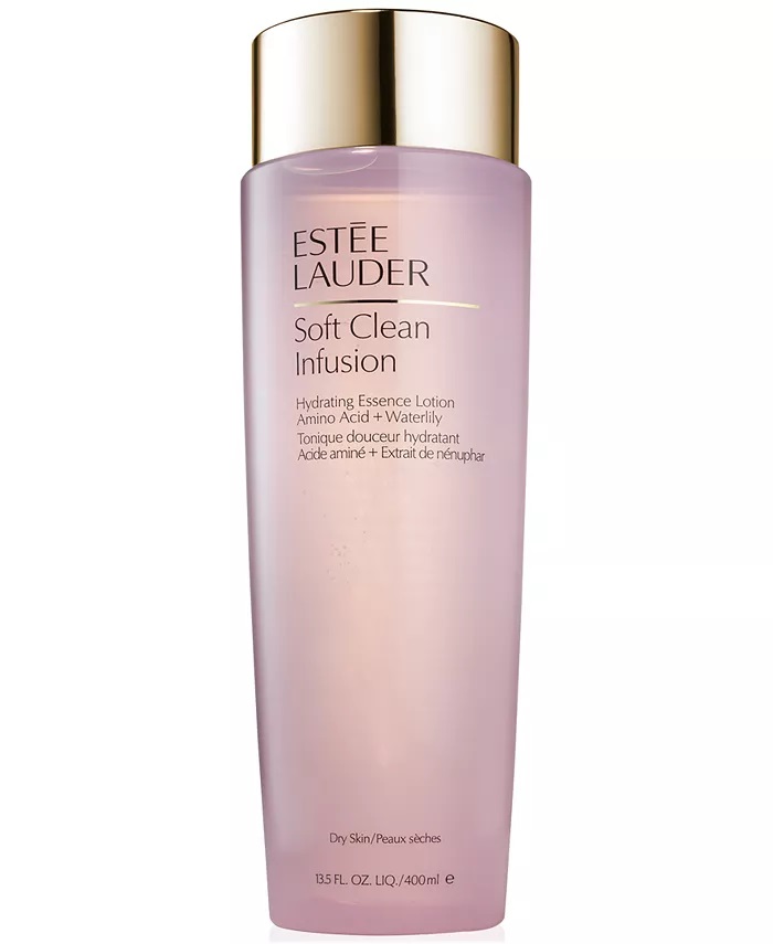 ESTÉE LAUDER Soft Clean Infusion Hydrating Essence Lotion With Amino Acid & Waterlily, 13.5 oz.
