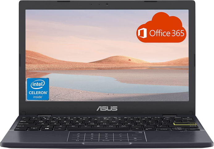 ASUS 2022 Vivobook Go 11.6" Ultra-Thin Light Business Student Laptop Computer, Intel Celeron N4020 Processor, 12Hours Battery, Win11S+1 Year Office 365 Personal